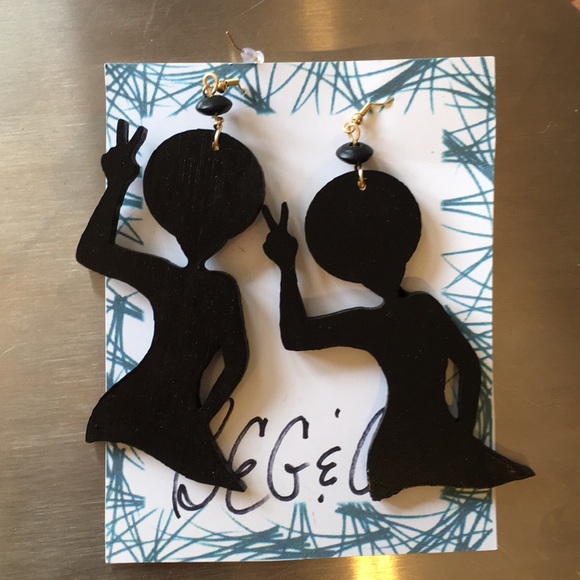 BROWNEYED GIRLZ Jewelry - CUSTOM MADE WOOD EARRINGS